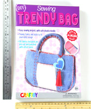 DIY Trendy Denim Bag Sewing Kit with safety needle