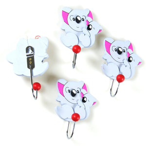 Kaper Kidz - Set of four Wooden Koala Hook