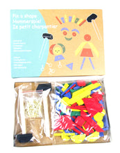 Kaper Kidz - Tap a Shape with Hammer Nails and Wooden Shapes