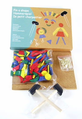 Kaper Kidz - Tap a Shape with Hammer Nails and Wooden Shapes