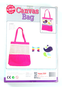 DIY Design Your Canvas Bag BIRD Sewing Kit with safety needle