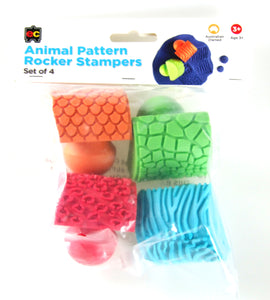 Education Colours - Animal Pattern Rocker Stampers - Set of 4