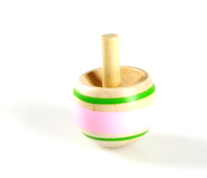 Toyslink Flip Over Wooden Spinning top