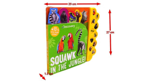 Discovery Animals Squawk in the Jungle! Board Book with sounds