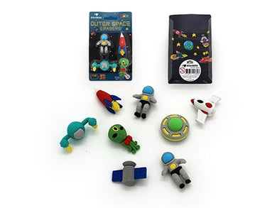 Outer Space Erasers Set