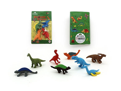 Dinosaur Erasers Set