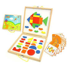 Fun Factory - 42 pcs Magnetic Shapes in wooden  Case