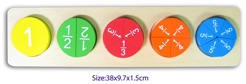 Fun Factory - Fraction Wooden Puzzle