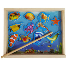 Fun Factory - Wooden Fishing Game Magnetic Box with Rod