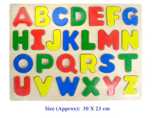 Fun Factory - Raised Wooden Puzzle Alphabet Upper Case