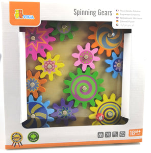 Viga - Wooden Spinning  Gears on Board