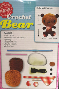 DIY Crochet Bear Doll Kit