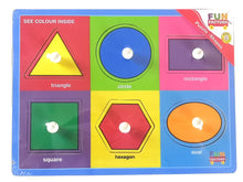 Fun Factory - Wooden Puzzle with Knobs - Shapes