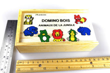 28 Pcs Wooden Domino Jungle ANIMALS