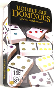 Cardinal Double-Six Dominoes (28 Colour Dot Dominoes)