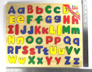 Fun Factory - Raised Lower & Upper Case Alphabet Puzzle