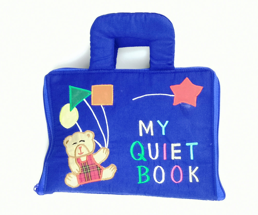Dyles - My Quiet Activity Cloth Book - Blue