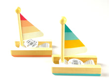 Wooden Toy Twin Hull Sail Boat (small)