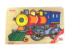 Fun Factory - 24 Pcs Wooden TRAIN Jigsaw Puzzle