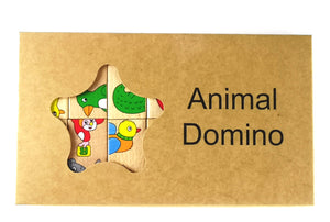 15 Pcs Wooden Animal Domino