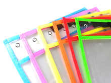 6 Erasable PET Plastic Pocket Sleeves