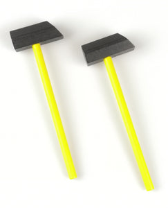 Set of 2 Wooden Hammer for Tap a Shape