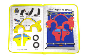 Dyles - My Garage Playbook Activity Cloth Book