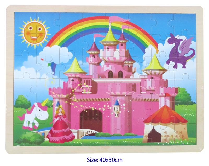 Fun Factory - 48 Pcs Wooden CASTLE Jigsaw Puzzle