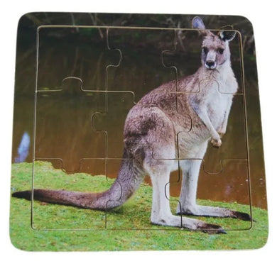 Elka - 9 Pcs Wooden KANGAROO Jigsaw Puzzle