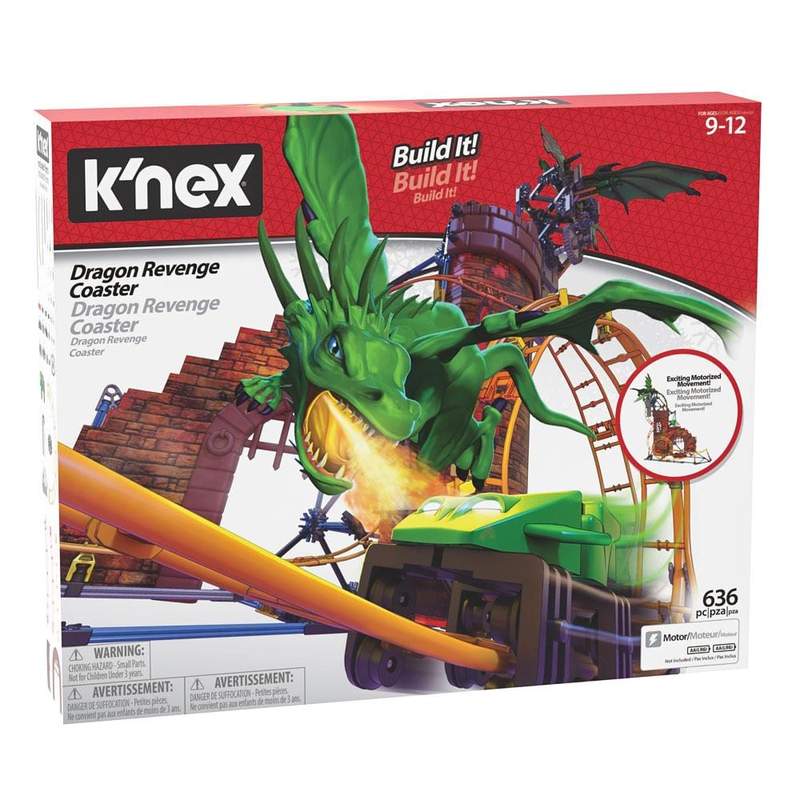 K'Nex Motorized Building Set - Dragon Revenge Roller Coaster Ride