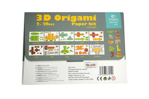 Tookyland 3D Origami Paper Kit - Animals (10Pcs)