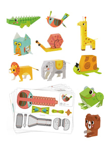 Tookyland 3D Origami Paper Kit - Animals (10Pcs)