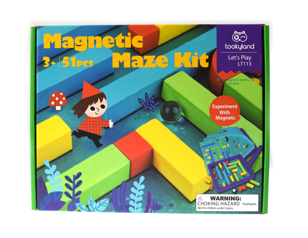 Tookyland - 51 pcs Magnetic Maze Kit