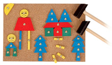 Kaper Kidz - Tap a Shape with Hammer Nails and Wooden Shapes