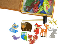 Kaper Kidz - Tap a Shape Set in Book Case - FOREST FRIEND