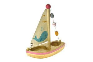 Wooden Toy Sail Boat (Large)