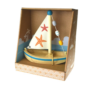 Wooden Toy Sail Boat (Large)