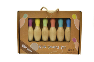 Kaper Kidz - Wooden Bowling Top coloured