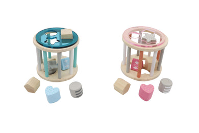 Wooden Rolling Shape Sorter