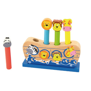 Viga - Wooden Noah's Ark Pop Up Toy