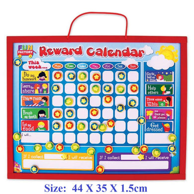 Fun Factory - Wooden Magnetic Reward Calendar / Chart