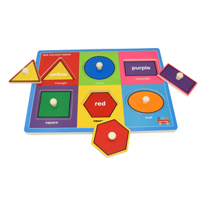 Fun Factory - Wooden Puzzle with Knobs - Shapes