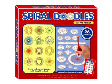 Spiral Doodles Art Pad and Kit (26 Pieces kit)