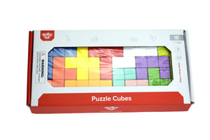 Tooky Toy - Wooden Puzzle Cubes (23 Pcs)