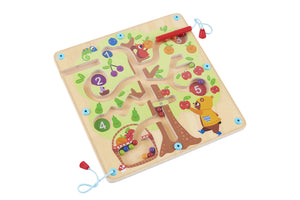 Tooky Toy - Counting Fruit Magnetic Maze Tree