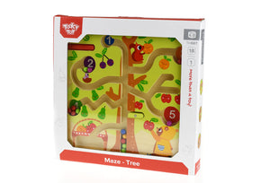 Tooky Toy - Counting Fruit Magnetic Maze Tree