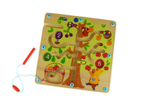 Tooky Toy - Counting Fruit Magnetic Maze Tree