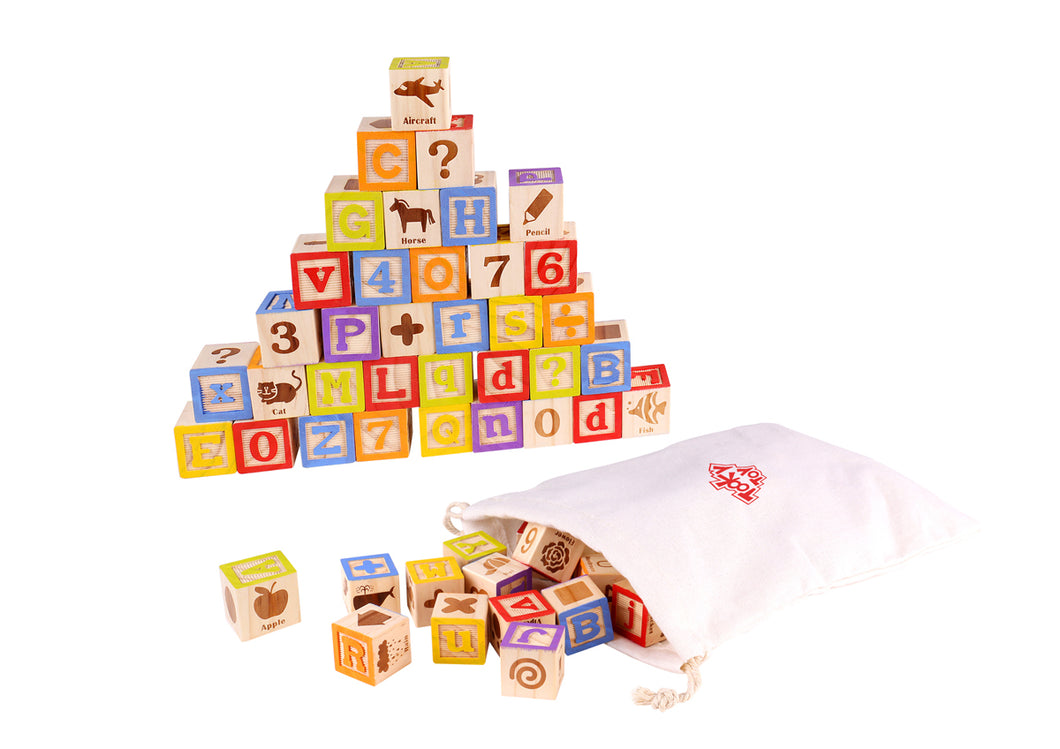 Tooky Toy - Wooden Alphabet Block