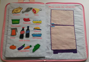 Dyles - My Kitchen Playbook Activity Cloth Book (Pink)