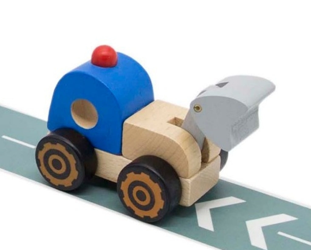 8m Road Track Tape with 1 Construction Vehicle